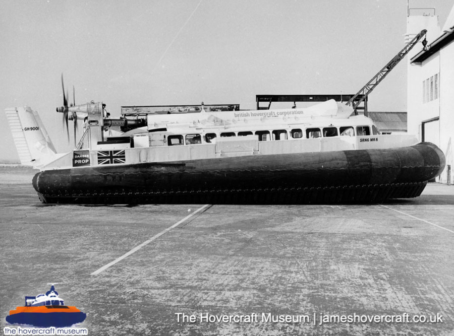 SRN6 Twin-prop (Mark 6) -  (credit: The <a href='http://www.hovercraft-museum.org/' target='_blank'>Hovercraft Museum Trust</a>).